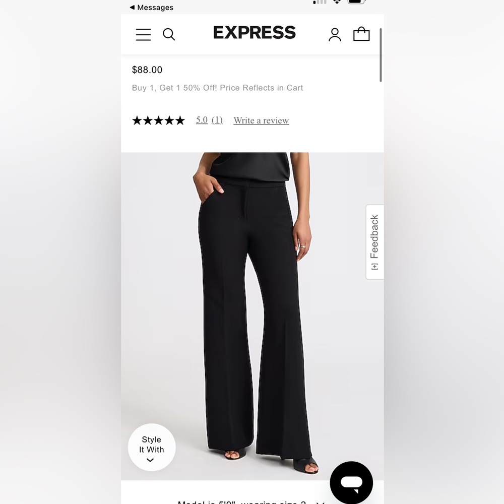 Express Black Women's Pants